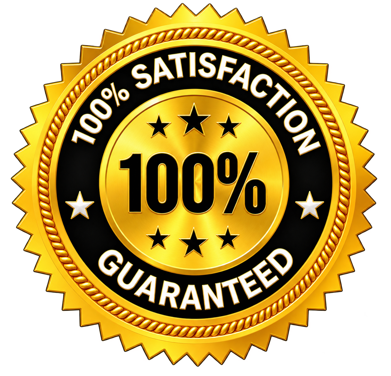 100% Satisfaction Guaranteed