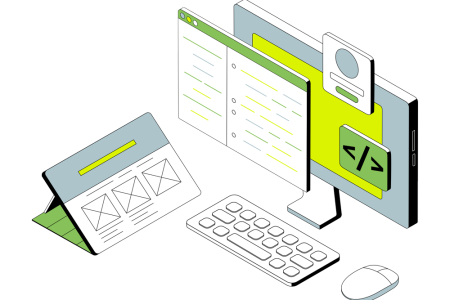 Web development-illustration